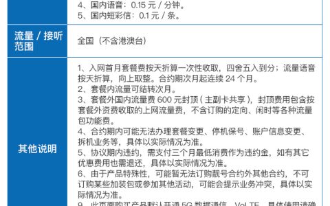 中国电信5G畅享129元套餐详情