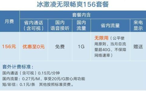 畅越冰激凌5G套餐69元，适合什么人群？