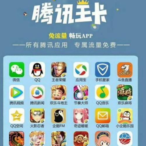 大王卡——腾讯系应用免流量