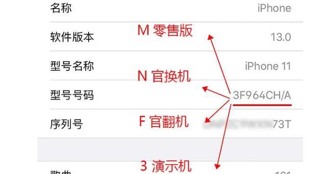 iPhone型号号码代表什么意思？