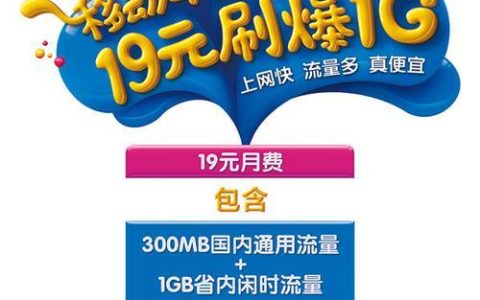 中国移动流量王全国版：流量大、价格实惠、适合全国流量用户