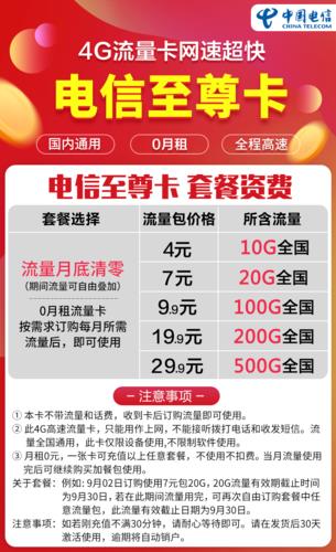2023年9月，流量多便宜的手机卡推荐