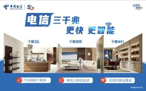 电信千兆宽带：速度快、应用广，为家庭数字生活赋能