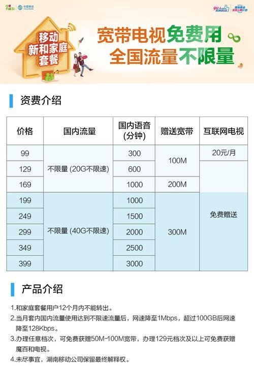 2023年最新无限移动流量套餐推荐