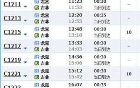 长春龙嘉机场大巴时刻表2023（最新版）