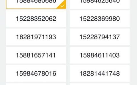 网上选号手机靓号，如何选到心仪的号码？