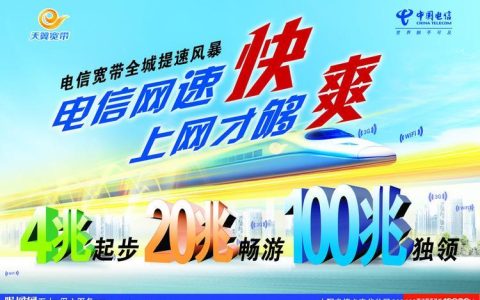 中国电信宽带提速，让上网更快更爽
