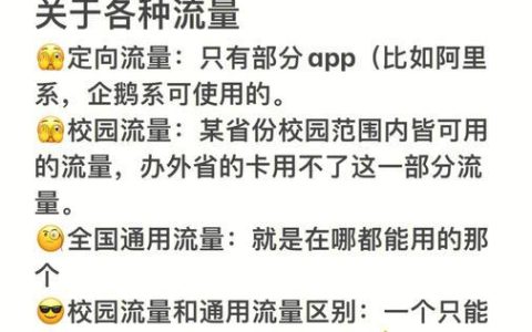 校内流量使用范围详解