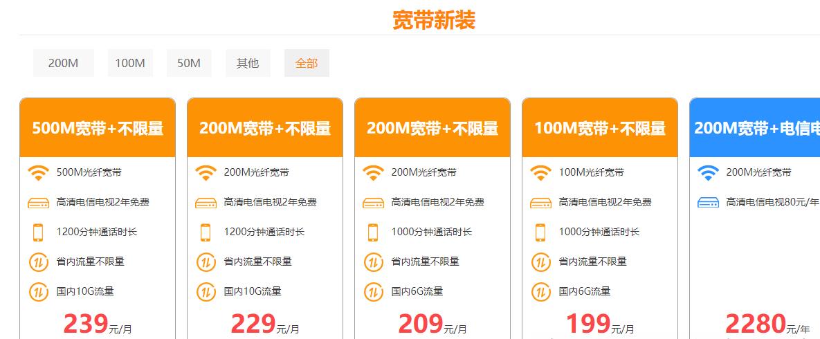 电信1年宽带多少钱？不同带宽资费详解