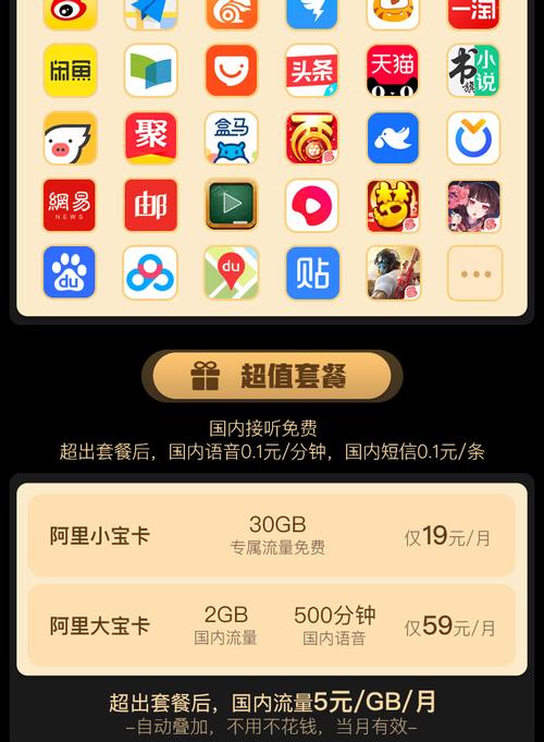 宝卡Pro套餐哪些免流？近百款App免流，每月任选两款会员
