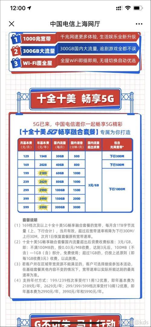 5G套餐跟4G套餐有什么区别？