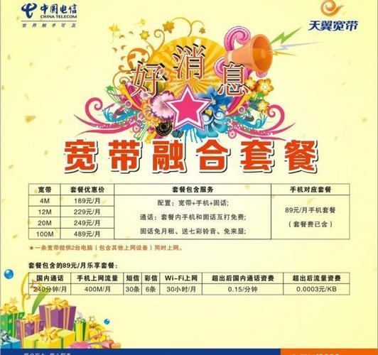 成都电信融合套餐为家庭生活增添便利
