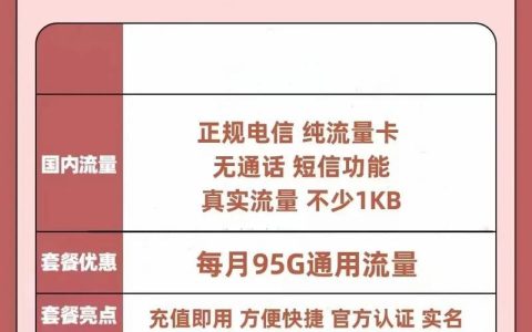 正规纯流量卡办理指南