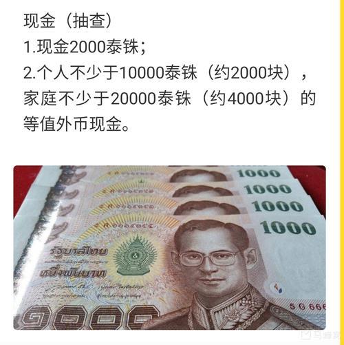 去泰国必须带4000人民币吗？