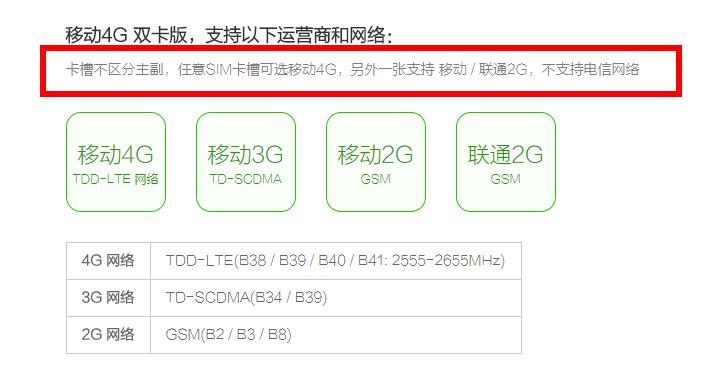 红米手机支持电信卡吗？