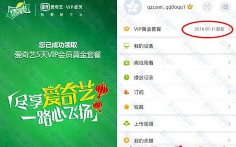 爱奇艺VIP免费试用5天：如何获取？