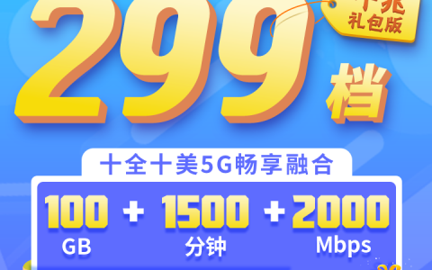 电信5G 299套餐详情：高性价比选择，满足多元需求