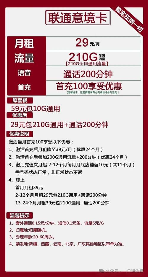 联通最大超值划算流量卡：2024年4月最新推荐