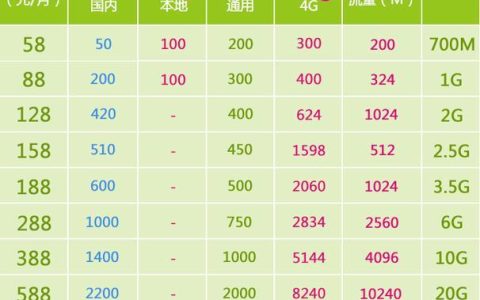 全球通套餐办理指南