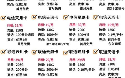 目前什么电话卡好用流量多实惠？