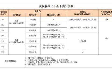 电信169十全十美套餐介绍：高性价比融合套餐，畅享通讯娱乐