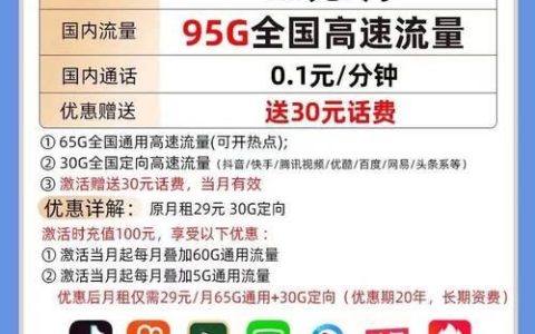 电信200G流量卡定向详解：满足你的多样需求