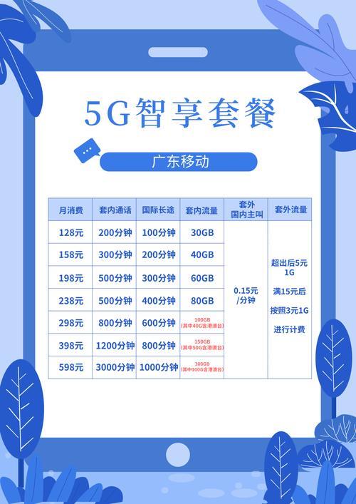 广东移动什么套餐最划算？