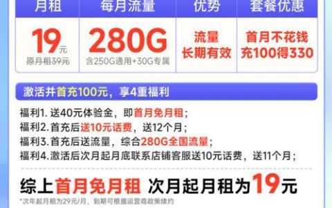 19元电信卡超大流量卡：满足你畅享网络需求