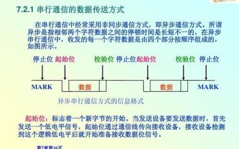 串行异步通信的特点