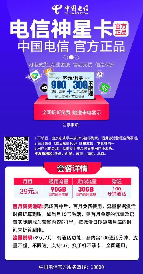 39元电信流量卡套餐介绍：性价比之王？