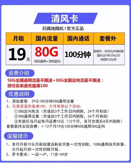 19元套餐流量大比拼：各运营商套餐详情一览