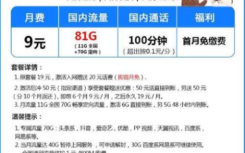 电信量卡流量：全面解析