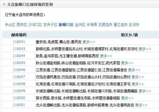 大连邮编号是多少？