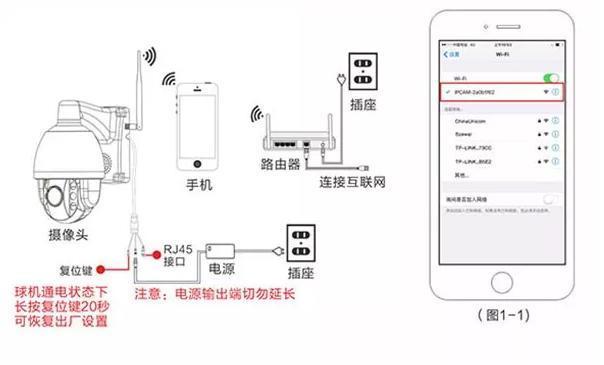 霸天安摄像头连接WiFi教程