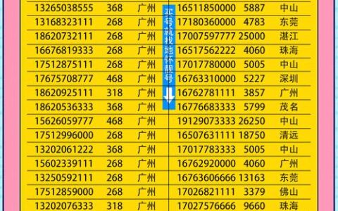 佛山手机号码靓号：选购指南与注意事项