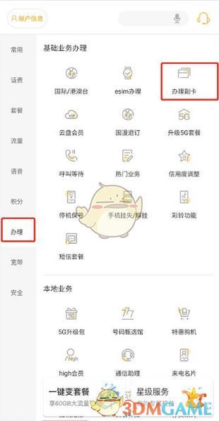 副卡要怎么办？