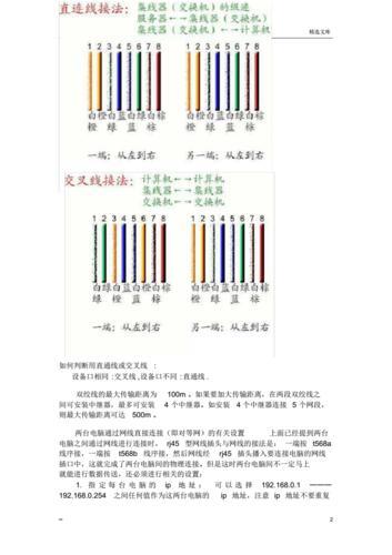 网线口线序：详解两种常见标准