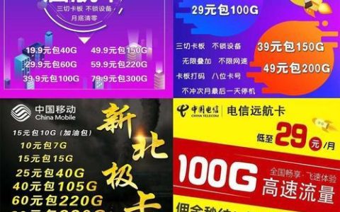 纯流量卡：移动联通电信哪个好？