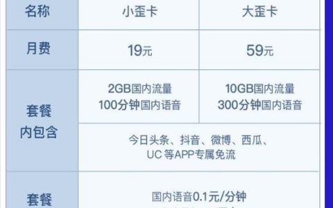 联通霸王卡19元套餐介绍：高性价比套餐，畅享通话流量