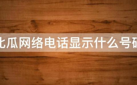 北瓜电话网络电话对方显示什么？