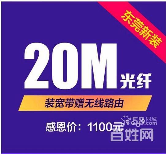 东莞网线多少钱一个月？